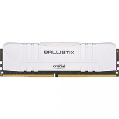 Оперативна пам'ять Crucial 16 GB DDR4 2666 MHz Ballistix White (BL16G26C16U4W) фото