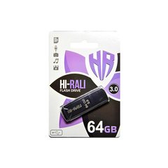 Flash память Hi-Rali 64 GB Taga Black USB 3.0 (HI-64GB3TAGBK) фото