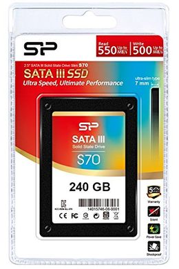 SSD накопичувач SSD 240G 2.5" SATA3 SILICON POWER S70 7mm фото
