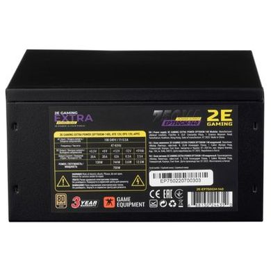 Блок питания 2E Gaming Extra Power 750W (2E-EP750GM-140) фото