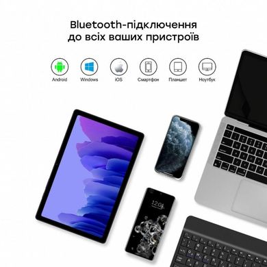 Чехол и клавиатура для планшетов AIRON Premium Samsung Galaxy Tab A7 T500 Bluetooth keyboard (4822352781054) фото