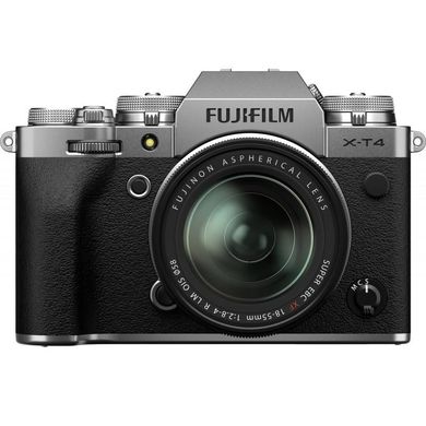 Фотоапарат Fujifilm X-T4 kit (18-55mm) Silver (16650883) фото