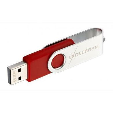 Flash память Exceleram P1 Red/Silver USB 2.0 EXP1U2SIRE32 фото