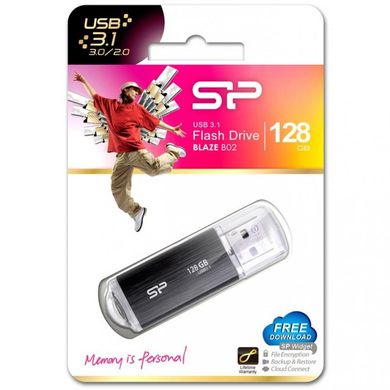 Flash пам'ять Silicon Power 128 GB Blaze B02 Black (SP128GBUF3B02V1K) фото