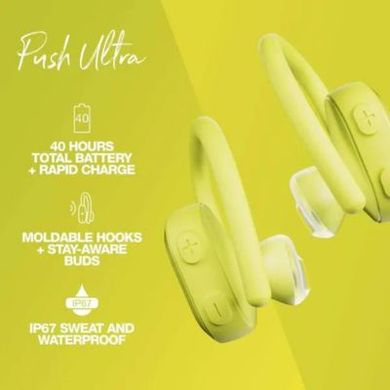 Навушники SkullCandy Push Ultra True Electric Yellow (S2BDW-N746) фото