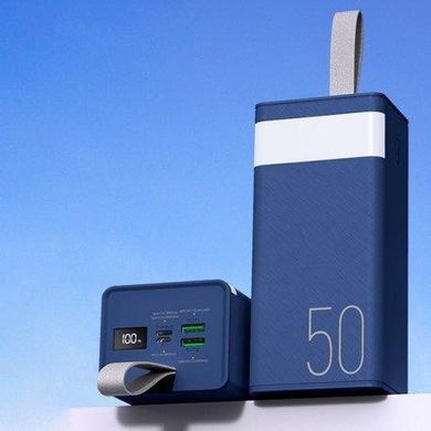 Power Bank REMAX Chinen Series 20W+22.5W Fast Charging Power Bank with LED Light 50000mAh RPP-321 Blue фото