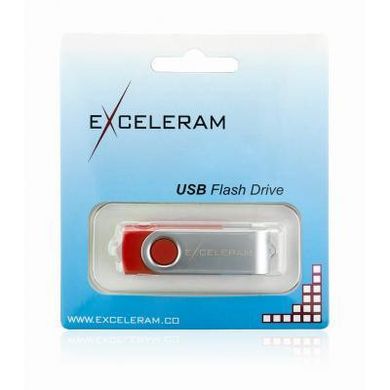 Flash память Exceleram P1 Red/Silver USB 2.0 EXP1U2SIRE32 фото