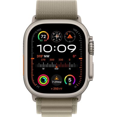 Смарт-часы Apple Watch Ultra 2 GPS + Cellular 49mm Titanium Case with Olive Alpine Loop - Medium (MREY3) фото
