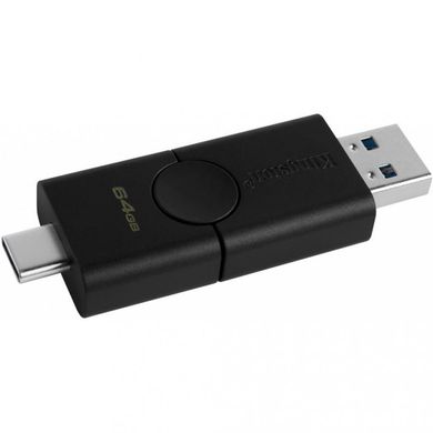 Flash память Kingston 64 GB DataTraveler Duo USB 3.2 + Type-C (DTDE/64GB) фото