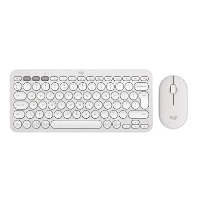 Комплект (клавіатура+миша) Logitech Pebble 2 Combo White (920-012240) фото