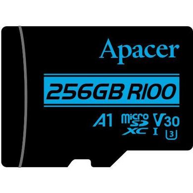 Карта пам'яті Apacer 256 GB microSDXC Class 10 UHS-I U3 AP256GMCSX10U7-R фото