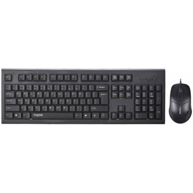 Комплект (клавиатура+мышь) Rapoo NX1750 Black фото