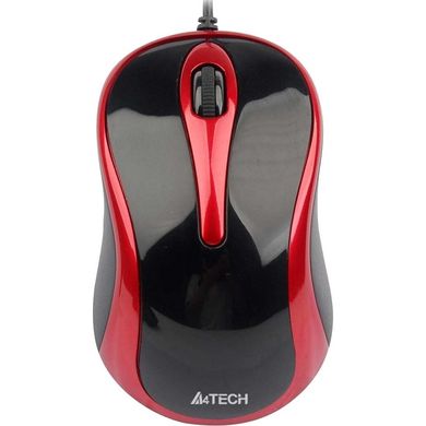 Мышь компьютерная A4Tech N-350 Black/Red (N-350-2) фото