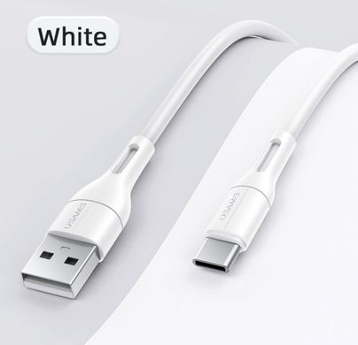 Кабель USB Usams Type-C U68 Charging 2A 1.0m White фото