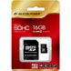 Silicon Power 16 GB microSDHC Class 10 + SD adapter SP016GBSTH010V10-SP подробные фото товара