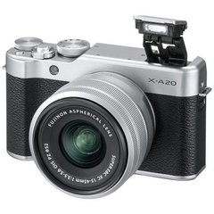 Фотоапарат X-A20 Kit 15-45 Silver фото