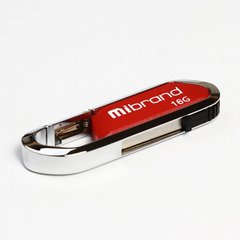 Flash пам'ять Mibrand 16 GB Aligator Dark Red (MI2.0/AL16U7DR) фото