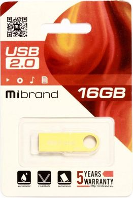 Flash пам'ять Mibrand 16GB Puma USB 2.0 Gold (MI2.0/PU16U1G) фото
