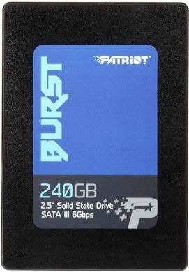 SSD накопичувач PATRIOT Burst 240 GB (PBU240GS25SSDR) фото