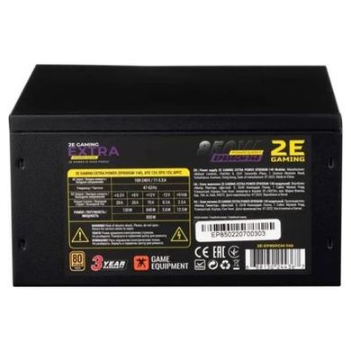 Блок питания 2E Gaming Extra Power 850W (2E-EP850GM-140) фото