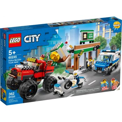 Конструктор LEGO LEGO City Ограбление с полицейским монстр-траком (60245) фото