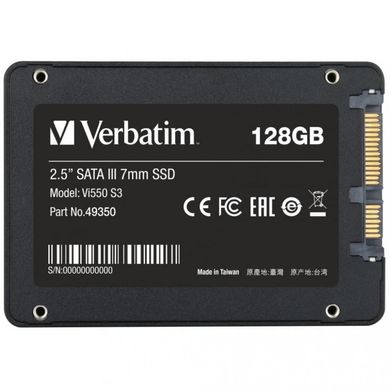SSD накопитель Verbatim Vi500 128 GB (49350) фото