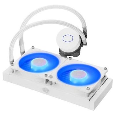 Водяное охлаждение Cooler Master MasterLiquid ML240L V2 RGB White Edition (MLW-D24M-A18PC-RW) фото