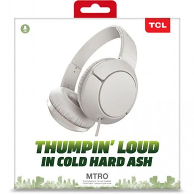 Навушники TCL MTRO200 Ash White (MTRO200WT-EU) фото
