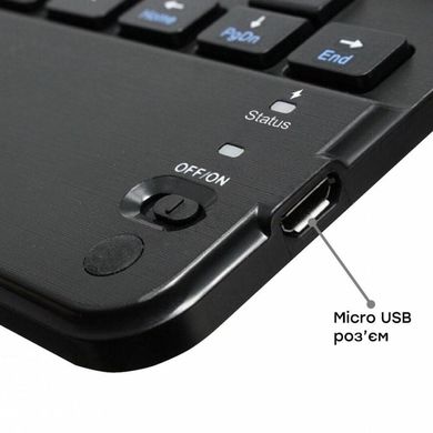 Чохол та клавіатура для планшетів AIRON Premium Samsung Galaxy Tab A7 T500 Bluetooth keyboard touchp (4822352781055) фото