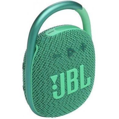 Портативная колонка JBL Clip 4 Eco Green (JBLCLIP4ECOGRN) фото