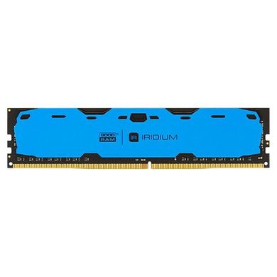 Оперативна пам'ять GOODRAM 8 GB DDR4 2400 MHz Iridium Blue (IR-B2400D464L15S/8G) фото