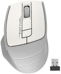 Миша комп'ютерна A4Tech Fstyler FG30S Wireless Grey/White фото
