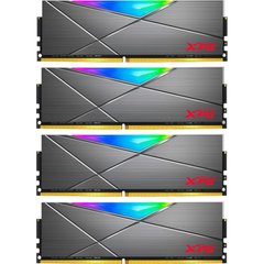 Оперативна пам'ять ADATA 32 GB (4x8GB) DDR4 3600 MHz XPG Spectrix D50 RGB Tungsten Gray (AX4U36008G18I-QCTG50) фото