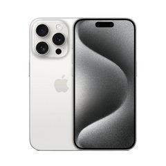 Смартфон Apple iPhone 15 Pro 1TB eSIM White Titanium (MTU43) фото