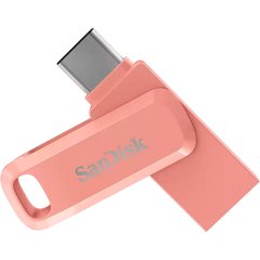 Flash память SanDisk 256 GB Ultra Dual Drive Go USB 3.0/Type-C Peach (SDDDC3-256G-G46PC) фото