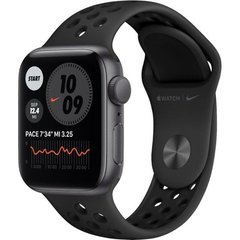 Смарт-годинник Apple Watch Nike SE GPS + Cellular 44mm Space Gray Aluminum Case with Anthracite/Black Nike Sport Band (MG0A3/MKT73) фото