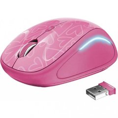 Мышь компьютерная Trust Yvi FX Wireless Pink (22336) фото