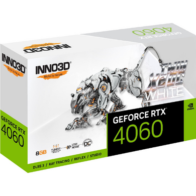 INNO3D GeForce RTX 4060 TWIN X2 OC WHITE (N40602-08D6X-173051W)