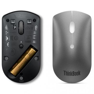 Миша комп'ютерна Lenovo ThinkBook Bluetooth Silent Mouse Grey (4Y50X88824) фото