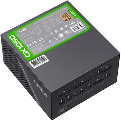 Блок живлення GAMEMAX GX-1050 PRO 1050W PCIE5 (GX-1050 PRO BK) Black фото