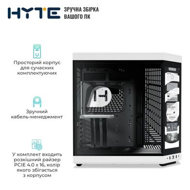 Корпус для ПК HYTE Y70 Touch Black/White (CS-HYTE-Y70-BW-L) фото
