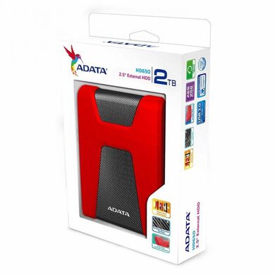 Жорсткий диск ADATA DashDrive Durable HD650 2 TB (AHD650-2TU31-CRD) фото