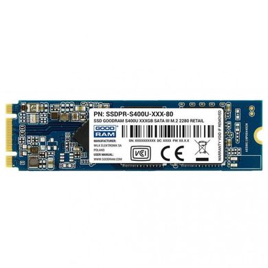 SSD накопичувач GOODRAM S400u 240 GB (SSDPR-S400U-240-80) фото