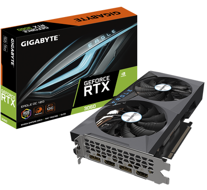 GIGABYTE GeForce RTX 3060 EAGLE OC 12G rev. 2.0 (GV-N3060EAGLE OC-12GD rev.2.0)