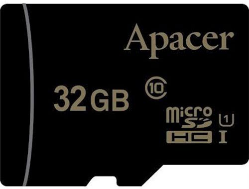 Карта памяти Apacer 32 GB microSDHC Class 10 UHS-I AP32GMCSH10U1-RA фото