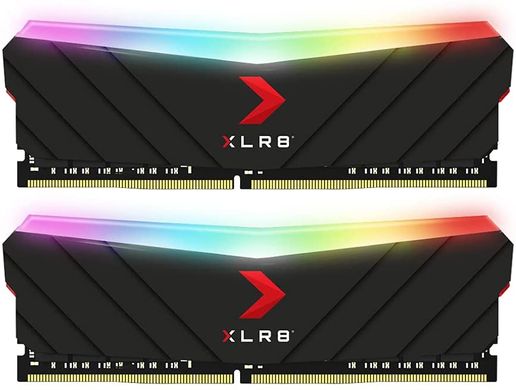 Оперативная память PNY XLR8 Gaming EPIC-X RGB 16GB (2x8) DDR4 3200MHz (MD16GK2D4320016XRGB) фото