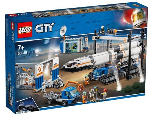 Конструктор LEGO LEGO City Сборка ракеты и транспорт (60229) фото