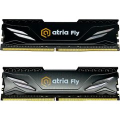 Оперативна пам'ять ATRIA 32 GB (2x16GB) DDR4 2666 MHz Fly Black (UAT42666CL19BK2/32) фото