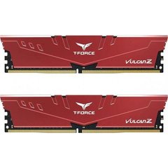 Оперативная память TEAM 32 GB (2x16GB) DDR4 3600 MHz T-Force Vulcan Z Red (TLZRD432G3600HC18JDC01) фото