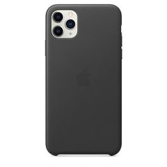Apple iPhone 11 Pro Max Leather Case - Black MX0E2 фото